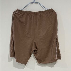 Brown Men’s Casual Drawstring Shorts